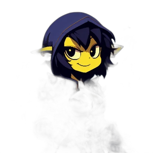 mask, dragon, staff, weapon transparent PNG cut-out