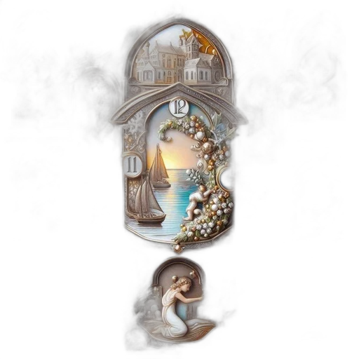 mask, jewelry, dress, fantasy art transparent PNG cut-out