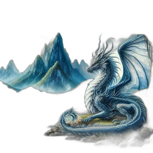 dragon, creature, sword, animal transparent PNG cut-out