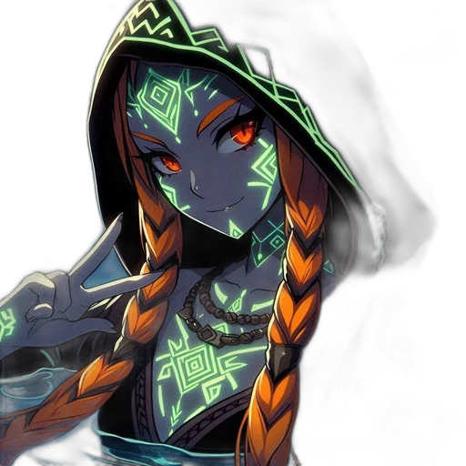 mask, fantasy art, concept art, pixel art transparent PNG cut-out