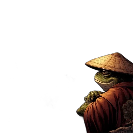 hat, umbrella, comic book art, concept art transparent PNG cut-out