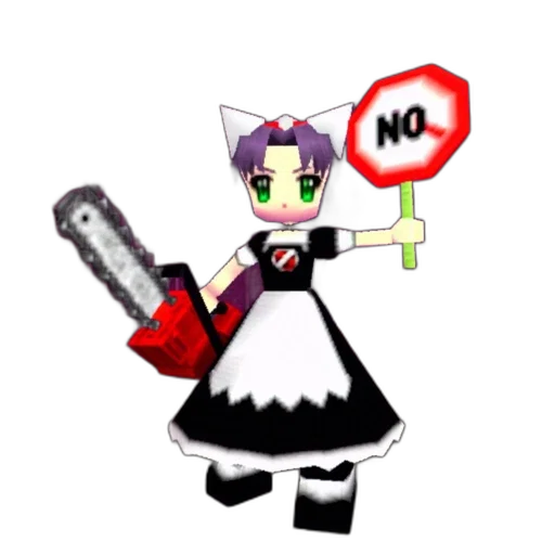 robot, staff, weapon, pixel art transparent PNG cut-out