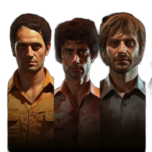 face, concept art, comic book art, photorealistic transparent PNG cut-out