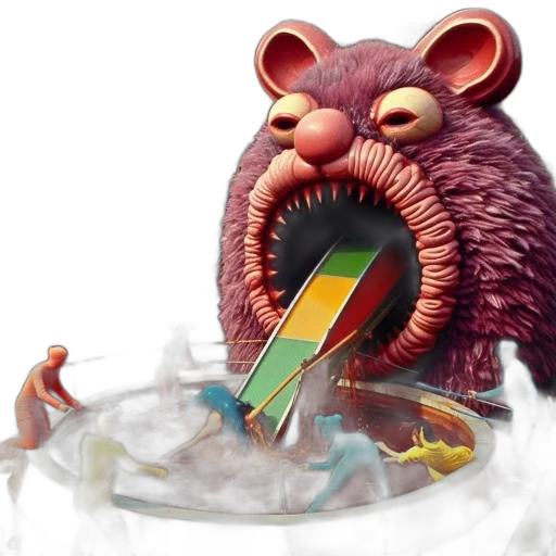 creature, concept art, 3d render, fantasy art transparent PNG cut-out