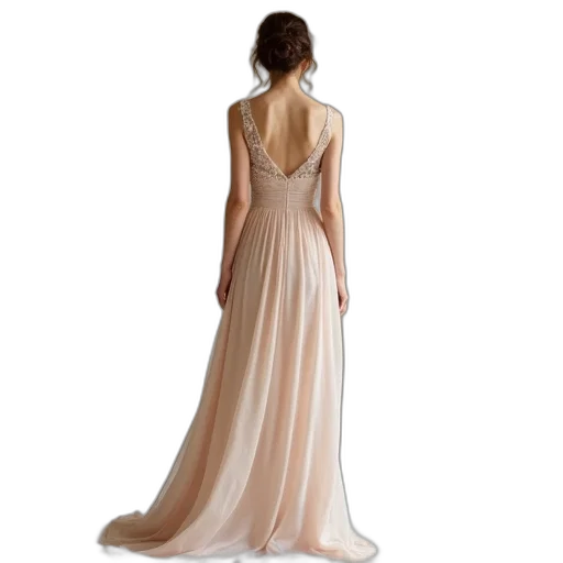 dress, earth tones, golden, pastel transparent PNG cut-out