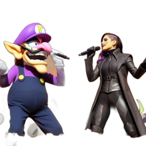 concept art, 3d render, pixel art, dark transparent PNG cut-out