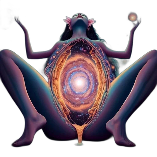 jewelry, concept art, fantasy art, outer space transparent PNG cut-out