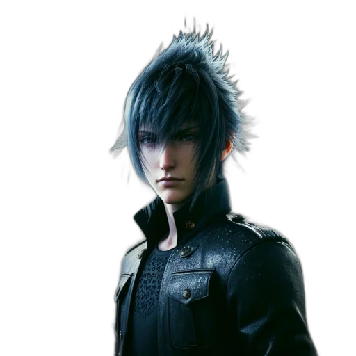 jacket, dragon, hair, creature transparent PNG cut-out