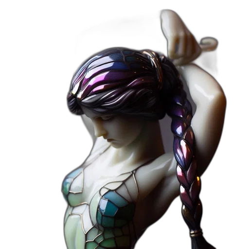 jewelry, hair, staff, mask transparent PNG cut-out
