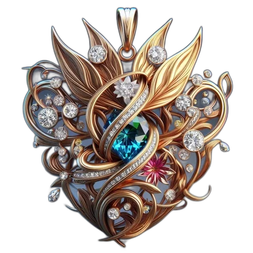 jewelry, crown, staff, fantasy art transparent PNG cut-out