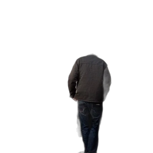 jacket, staff, hat, robot transparent PNG cut-out