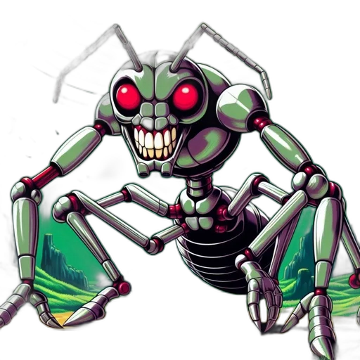 robot, creature, animal, concept art transparent PNG cut-out