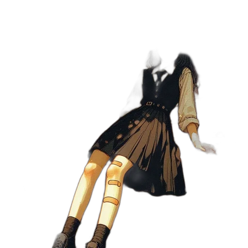 dress, staff, shoes, robot transparent PNG cut-out