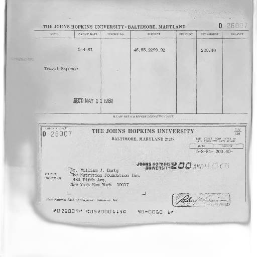 receipt, johns, hopkins, university transparent PNG cut-out