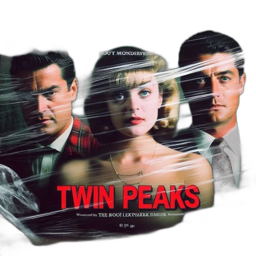 poster, twin, peaks, displays transparent PNG cut-out