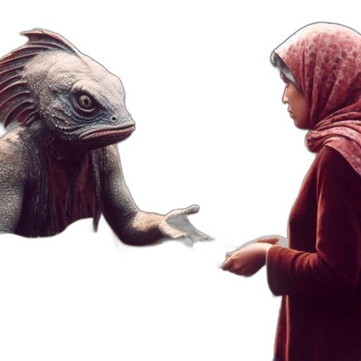 creature, animal, mask, dragon transparent PNG cut-out