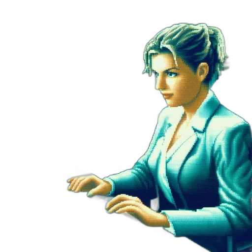 staff, jacket, face, jewelry transparent PNG cut-out