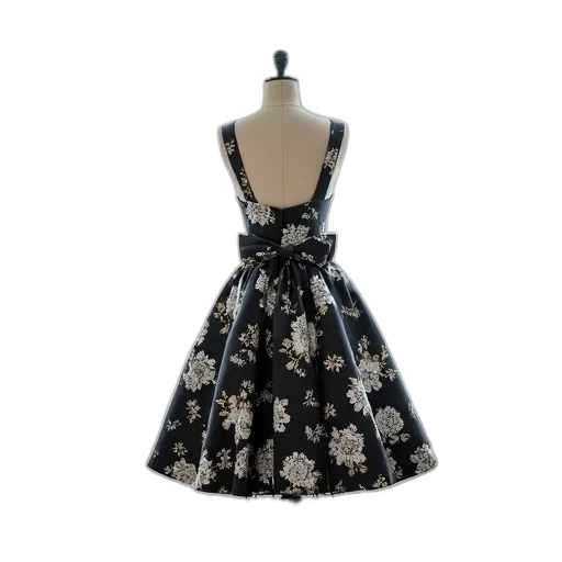 dress, 3d render, mannequin, wearing transparent PNG cut-out