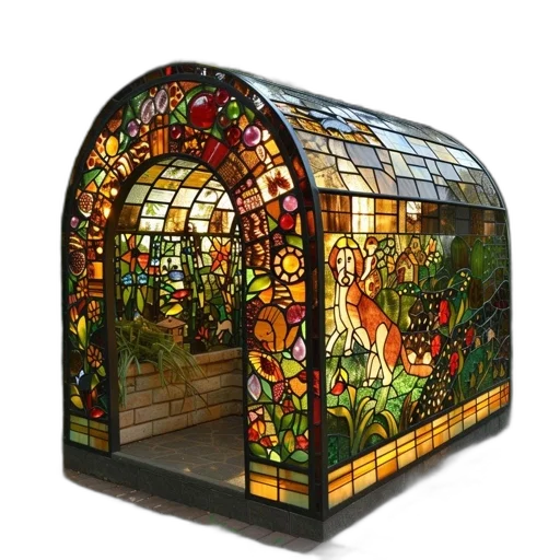 furniture, 3d render, photorealistic, stained transparent PNG cut-out