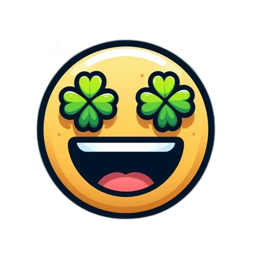 face, green, illustrated, emoticon transparent PNG cut-out