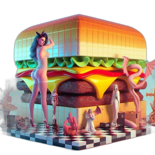 food, hat, car, dress transparent PNG cut-out