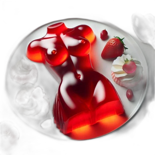 food, jewelry, photorealistic, 3d render transparent PNG cut-out