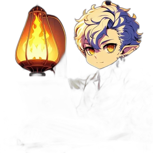 dragon, mask, staff, fantasy art transparent PNG cut-out