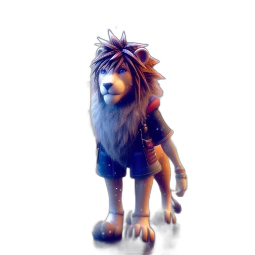 animal, creature, staff, crown transparent PNG cut-out