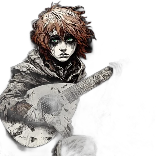 fantasy art, watercolor, concept art, photorealistic transparent PNG cut-out