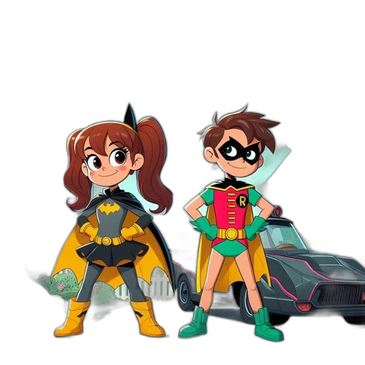 comic book art, concept art, cartoon, 3d render transparent PNG cut-out