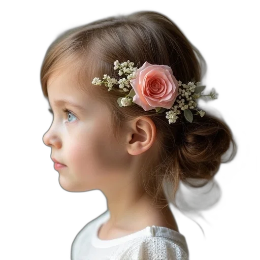 crown, face, flower, jewelry transparent PNG cut-out