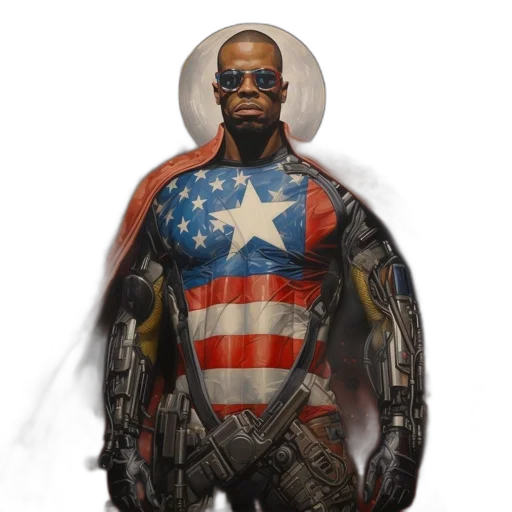 jacket, weapon, concept art, comic book art transparent PNG cut-out