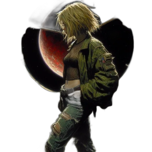 jacket, concept art, pixel art, fantasy art transparent PNG cut-out