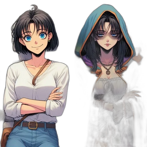 anime, concept art, fantasy art, comic book art transparent PNG cut-out