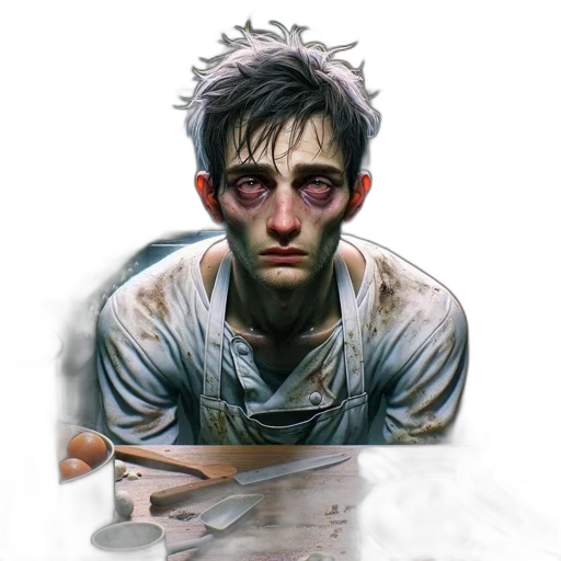 face, mask, creature, concept art transparent PNG cut-out