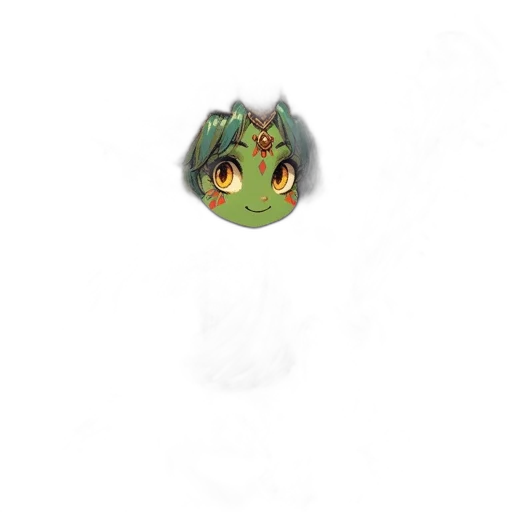 dragon, mask, staff, creature transparent PNG cut-out