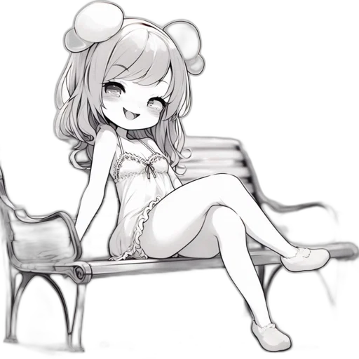 furniture, dress, creature, staff transparent PNG cut-out
