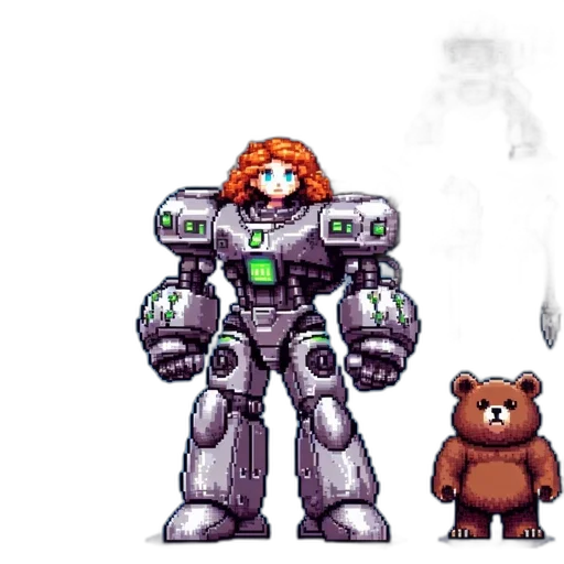 robot, weapon, animal, staff transparent PNG cut-out