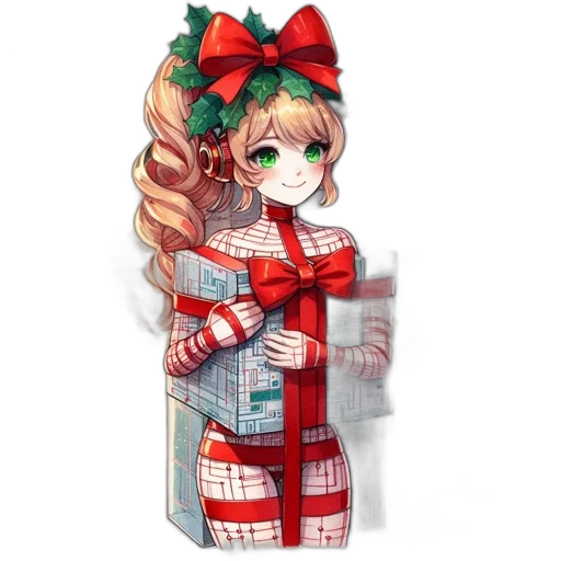 dress, staff, weapon, robot transparent PNG cut-out