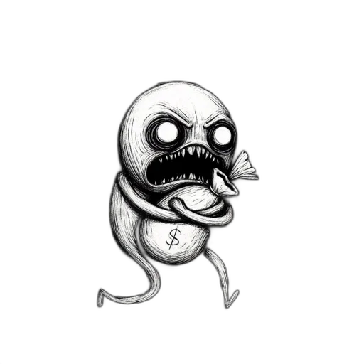creature, robot, staff, face transparent PNG cut-out