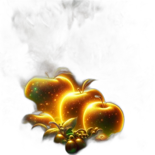 dragon, food, crown, staff transparent PNG cut-out