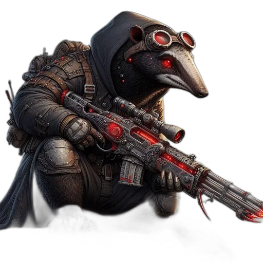 weapon, robot, animal, creature transparent PNG cut-out