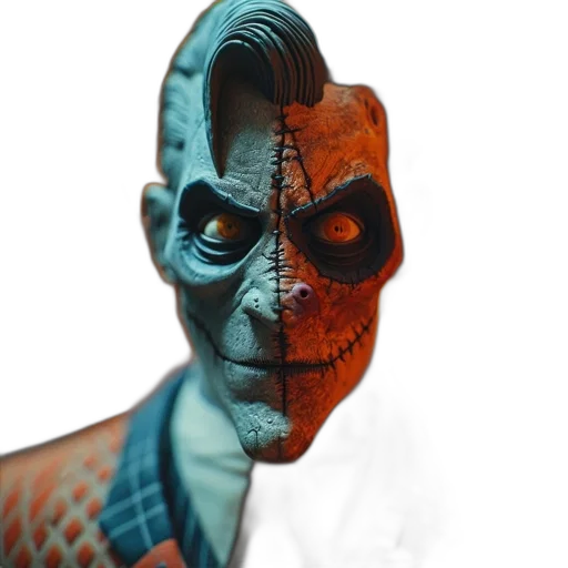 mask, creature, face, robot transparent PNG cut-out