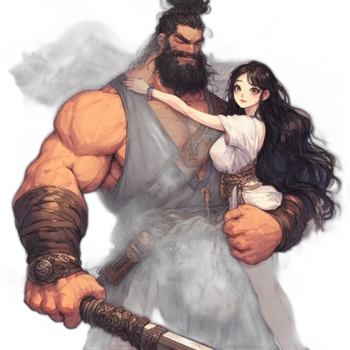 sword, weapon, dress, fantasy art transparent PNG cut-out