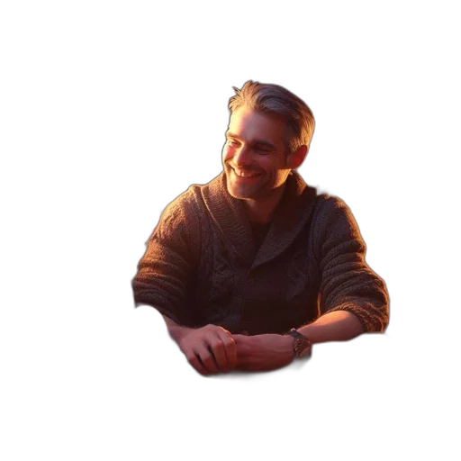 staff, jacket, face, creature transparent PNG cut-out