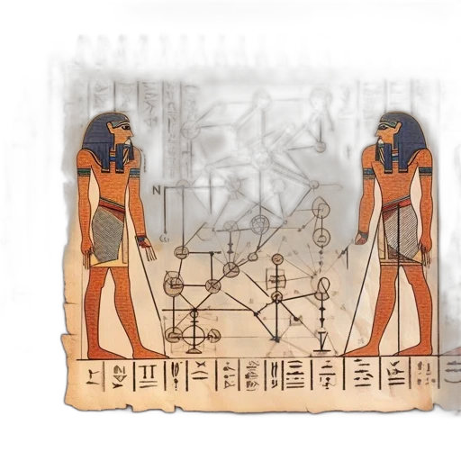 concept art, fire, ancient, egyptian-inspired transparent PNG cut-out
