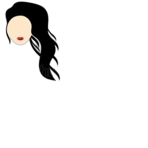 hair, face, jewelry, staff transparent PNG cut-out