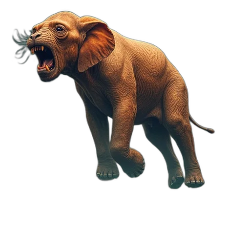 animal, creature, staff, weapon transparent PNG cut-out