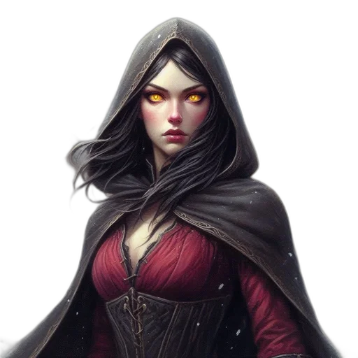 face, fantasy art, concept art, comic book art transparent PNG cut-out