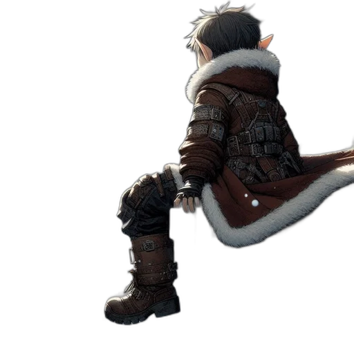 jacket, weapon, sword, dragon transparent PNG cut-out